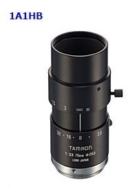 腾龙1A1HB工业用FA定焦镜头75mmC口2/3"手动光圈F3.9-22