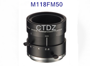 腾龙M118FM50工业定焦镜头50mmC口1/1.8"手动光圈F2.8-22