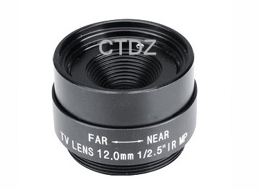 CT125FF1218CS-3MP高清监控镜头12mm固定光圈1/2.5"幅面