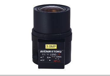 正品精工镜头SV4512GNBIRMP 300万 4.5-12mm 1/2”DC