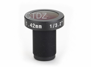 CT132FF14225M12-5MP鱼眼镜头焦距1.42mm M12接口1/3.2"