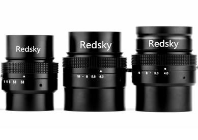 Redsky高清12K线扫描镜头系列 精度可达5μ V接口线阵镜头可转F口M42口M58口