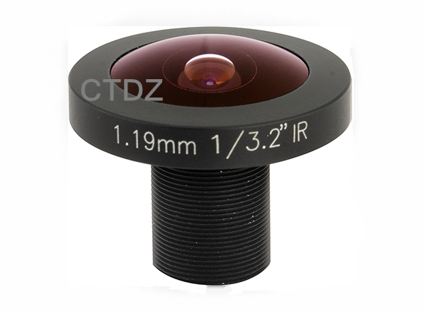 CT132FF11925M12-8MP鱼眼镜头焦距1.19mm M12接口1/3.2"