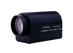 CT118ZD08128IR2MP高清电动变焦镜头1/1.8英寸8-128mm 200万 16倍