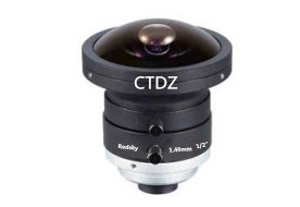 Redsky镜头CT12FM0140CSIR-2MP高清鱼眼镜头手动光圈CS口1.40mm200万像素1/2"