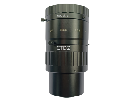 Redskies高清紫外镜头 C口 CT11FM7838CUV-2MP 78mm F3.8 (成像尺寸1")